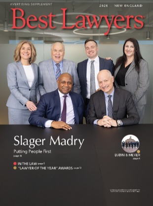Cover for our New England's Best Lawyers publication