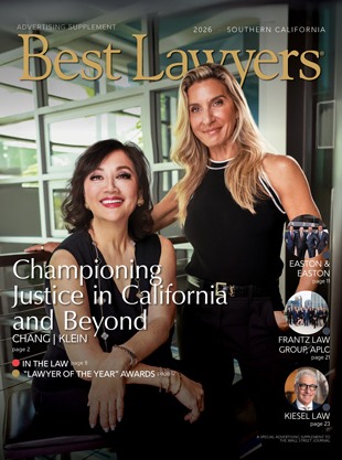Cover for our Southern California's Best Lawyers publication