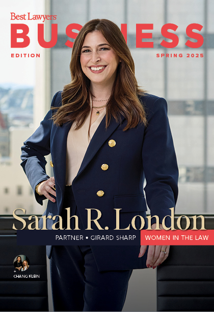 2025 Best Lawyers Women in the Law Cover
