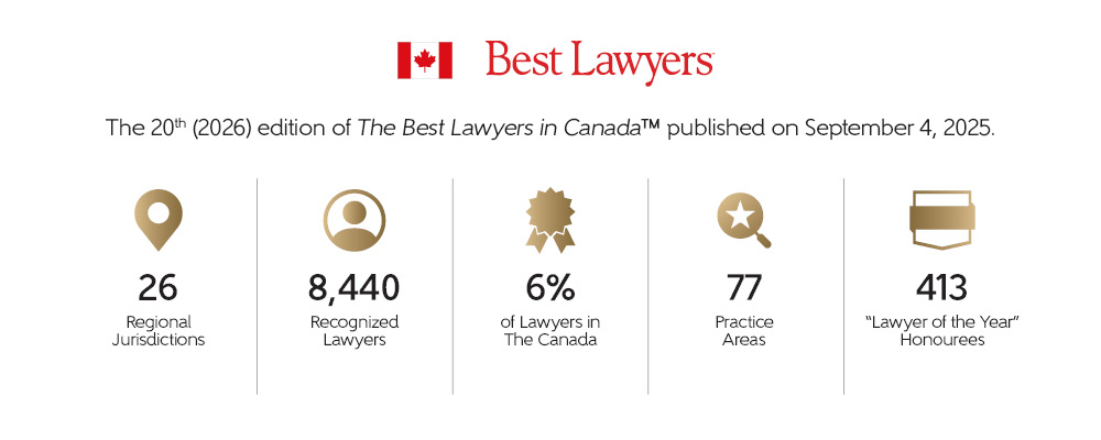 Highlights From the 2026 Edition of The Best Lawyers in Canada