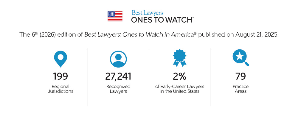 Highlights From the 2026 Edition of The Best Lawyers: Ones to watch in America