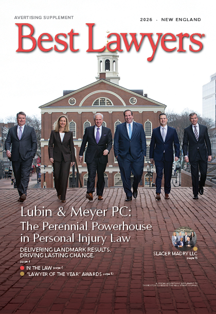 New England's Best Lawyers 2026 Cover