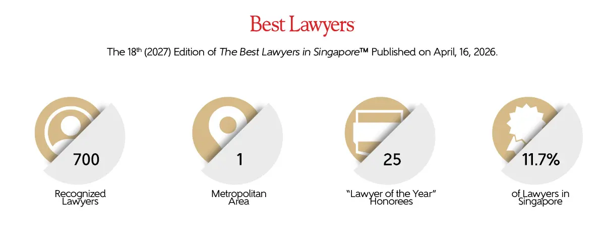 The 2027 The Best Lawyers in Singapore by the numbers