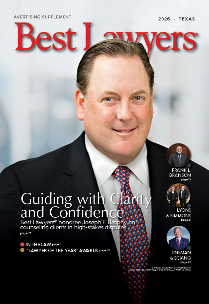 2026 Best Lawyers Texas Cover